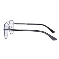 Baelora Grey Large Full Rim Rectangle Clip-on for Men & Women — Hashtag Eyewears