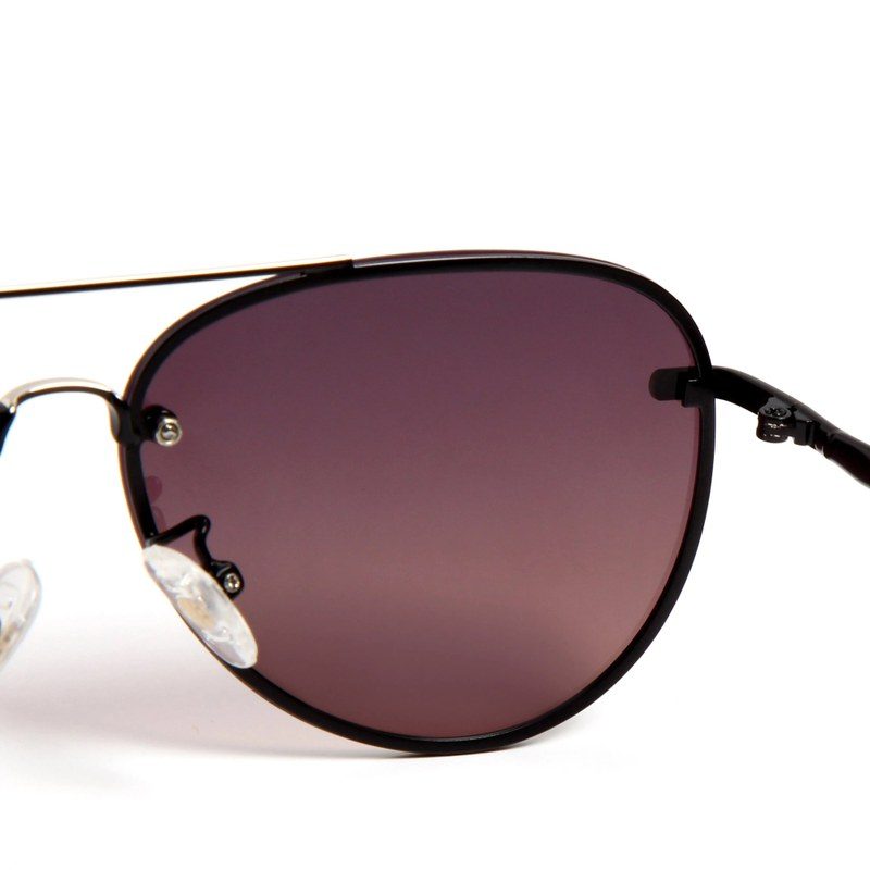 Nuvia | Gradient Pink brown Medium Full Rim Aviator Sunglasses for Men & Women [Polarized]