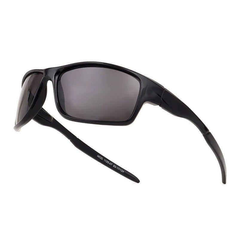 Blazara Black Medium Full Rim Sports Sunglasses for Men & Women — Hashtag Eyewears