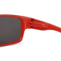 Blazara Red Medium Full Rim Sports Sunglasses for Men & Women — Hashtag Eyewears