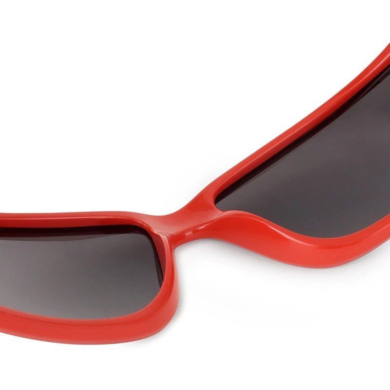Blazara Red Medium Full Rim Sports Sunglasses for Men & Women — Hashtag Eyewears