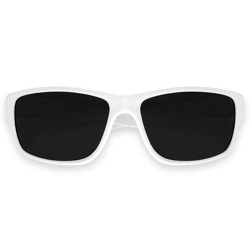 Blazara White Medium Full Rim Sports Sunglasses for Men & Women — Hashtag Eyewears