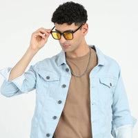 Blaze Black Medium Full Rim Wayfarer Clip-on for Men & Women — Hashtag Eyewears