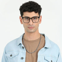 Blaze Black Medium Full Rim Wayfarer Clip-on for Men & Women — Hashtag Eyewears