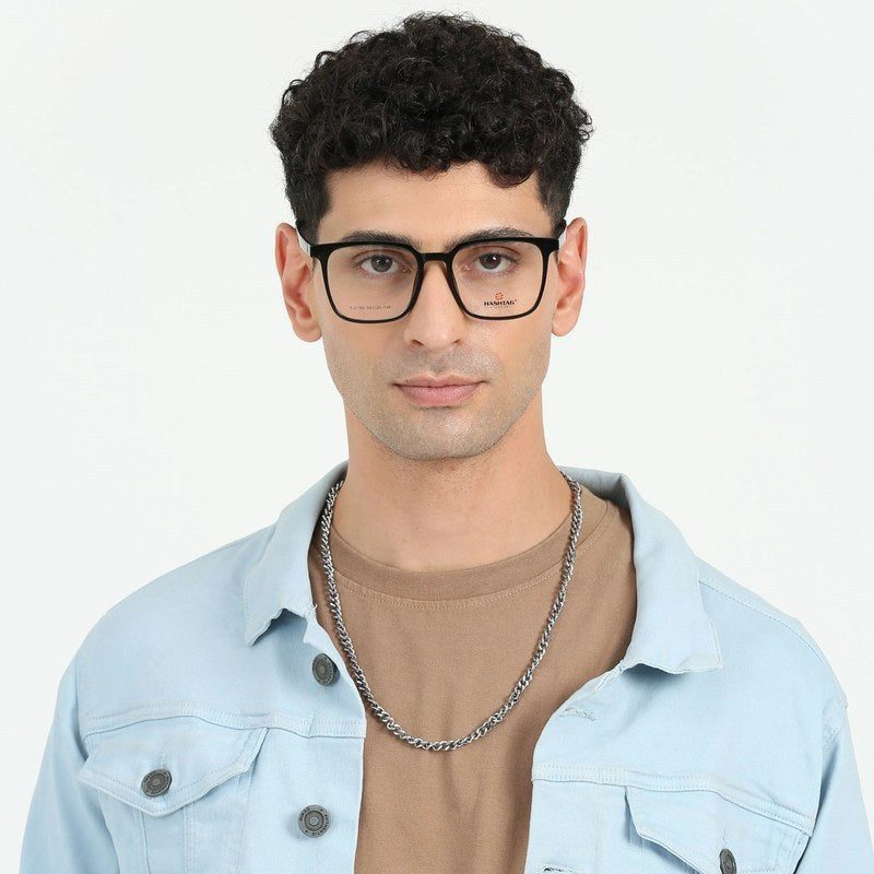 Blaze Black Medium Full Rim Wayfarer Clip-on for Men & Women — Hashtag Eyewears