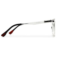 Blaze Transparent Medium Full Rim Wayfarer Clip-on for Men & Women — Hashtag Eyewears
