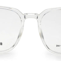 Blaze Transparent Medium Full Rim Wayfarer Clip-on for Men & Women — Hashtag Eyewears