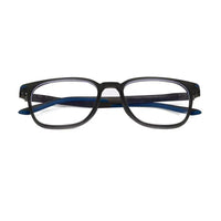 Blokz | Black Medium Full Rim RECTANGLE Computer Glasses for Men & Women [Blue Block]