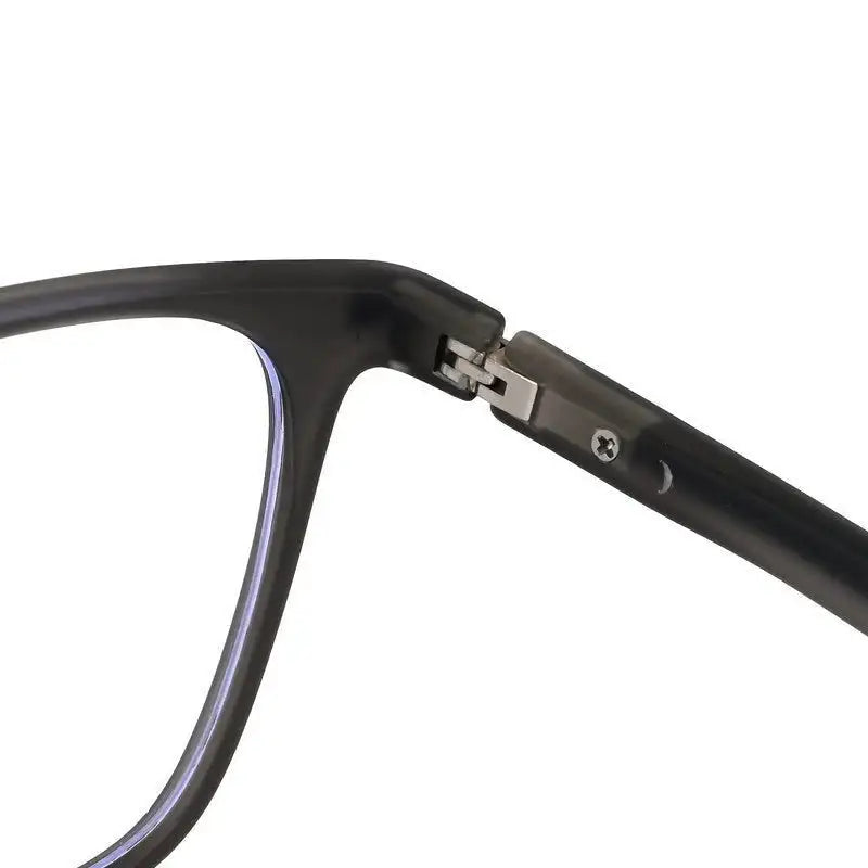 Blokz | Black Medium Full Rim RECTANGLE Computer Glasses for Men & Women [Blue Block]