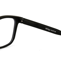 BluArmor Black Medium Full Rim SQUARE Computer Glasses for Men & Women — Hashtag Eyewears