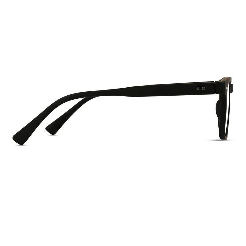 BluArmor Black Medium Full Rim SQUARE Computer Glasses for Men & Women — Hashtag Eyewears