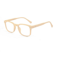 BluArmor Cream Medium Full Rim SQUARE Computer Glasses for Men & Women — Hashtag Eyewears