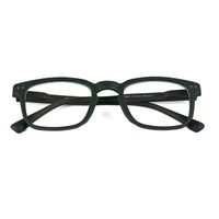 BluArmor Green Medium Full Rim SQUARE Computer Glasses for Men & Women — Hashtag Eyewears