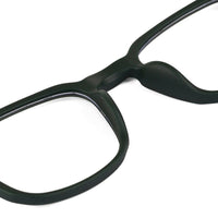 BluArmor Green Medium Full Rim SQUARE Computer Glasses for Men & Women — Hashtag Eyewears