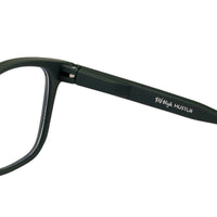 BluArmor Green Medium Full Rim SQUARE Computer Glasses for Men & Women — Hashtag Eyewears