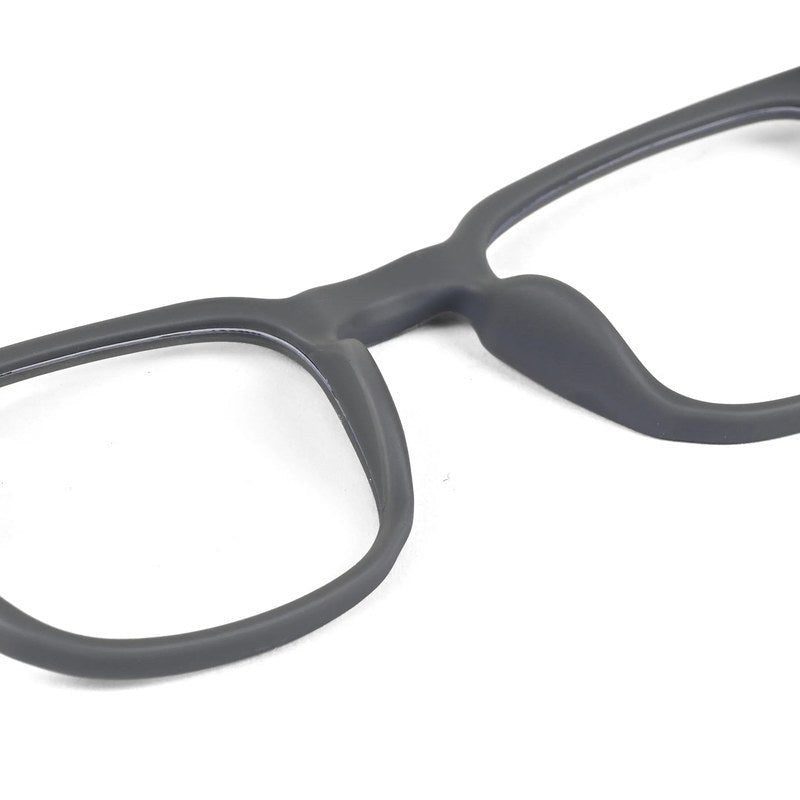BluArmor Grey Medium Full Rim SQUARE Computer Glasses for Men & Women — Hashtag Eyewears