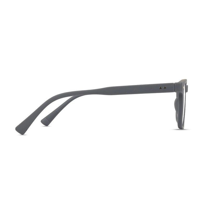 BluArmor Grey Medium Full Rim SQUARE Computer Glasses for Men & Women — Hashtag Eyewears