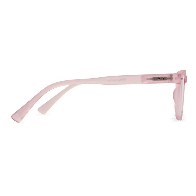 BluArmor Transparent Baby Pink Medium Full Rim SQUARE Computer Glasses for Men & Women — Hashtag Eyewears