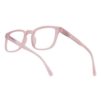 BluArmor Transparent Baby Pink Medium Full Rim SQUARE Computer Glasses for Men & Women — Hashtag Eyewears