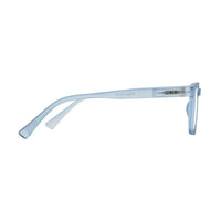 BluArmor Transparent Blue Medium Full Rim SQUARE Computer Glasses for Men & Women — Hashtag Eyewears