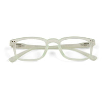 BluArmor Transparent Light Green Medium Full Rim SQUARE Computer Glasses for Men & Women — Hashtag Eyewears