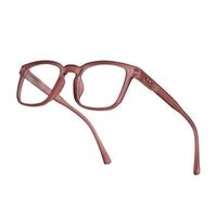 BluArmor Transparent Mate Maroon Medium Full Rim SQUARE Computer Glasses for Men & Women — Hashtag Eyewears