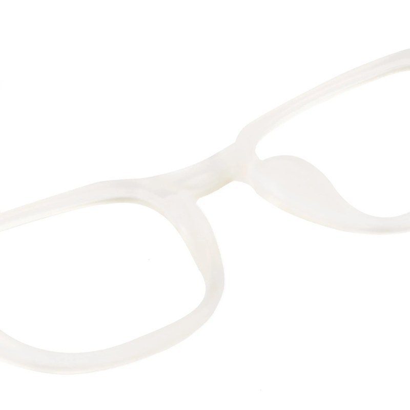 BluArmor Transparent Medium Full Rim SQUARE Computer Glasses for Men & Women — Hashtag Eyewears