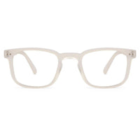 BluArmor Transparent Medium Full Rim SQUARE Computer Glasses for Men & Women — Hashtag Eyewears