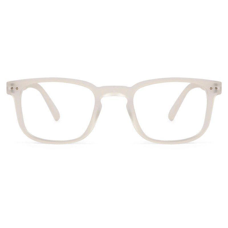 BluArmor Transparent Medium Full Rim SQUARE Computer Glasses for Men & Women — Hashtag Eyewears