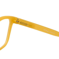 BluArmor Transparent Orange Medium Full Rim SQUARE Computer Glasses for Men & Women — Hashtag Eyewears