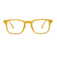 BluArmor Transparent Orange Medium Full Rim SQUARE Computer Glasses for Men & Women — Hashtag Eyewears