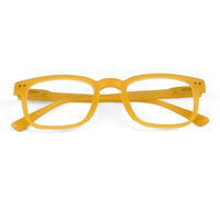 BluArmor Transparent Orange Medium Full Rim SQUARE Computer Glasses for Men & Women — Hashtag Eyewears