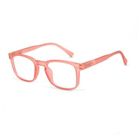 BluArmor Transparent Red Medium Full Rim SQUARE Computer Glasses for Men & Women — Hashtag Eyewears