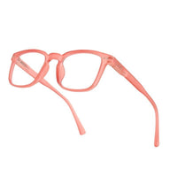 BluArmor Transparent Red Medium Full Rim SQUARE Computer Glasses for Men & Women — Hashtag Eyewears