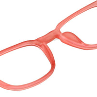 BluArmor Transparent Red Medium Full Rim SQUARE Computer Glasses for Men & Women — Hashtag Eyewears