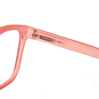 BluArmor Transparent Red Medium Full Rim SQUARE Computer Glasses for Men & Women — Hashtag Eyewears