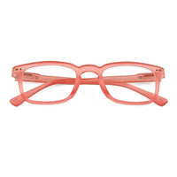 BluArmor Transparent Red Medium Full Rim SQUARE Computer Glasses for Men & Women — Hashtag Eyewears