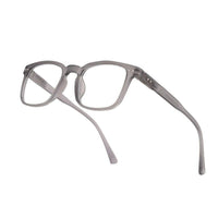 BluArmor Transparent Smoke Medium Full Rim SQUARE Computer Glasses for Men & Women — Hashtag Eyewears