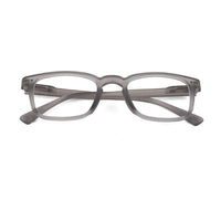 BluArmor Transparent Smoke Medium Full Rim SQUARE Computer Glasses for Men & Women — Hashtag Eyewears