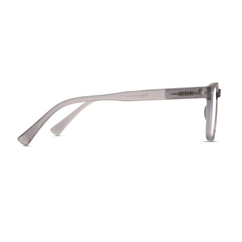 BluArmor Transparent Smoke Medium Full Rim SQUARE Computer Glasses for Men & Women — Hashtag Eyewears