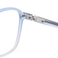 BluLite Transparent Light Blue & Transparent White Medium Full Rim Square Computer Glasses for Men & Women — Hashtag Eyewears