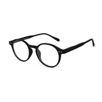 BluShield | Black Medium Full Rim Round Computer Glasses for Men & Women [Blue Block]
