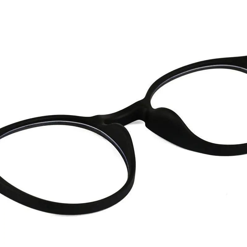 BluShield | Black Medium Full Rim Round Computer Glasses for Men & Women [Blue Block]