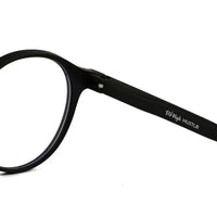 BluShield | Black Medium Full Rim Round Computer Glasses for Men & Women [Blue Block]