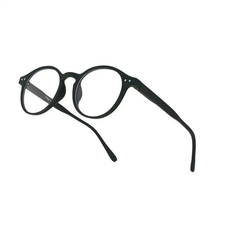 BluShield | Green Medium Full Rim Round Computer Glasses for Men & Women [Blue Block]