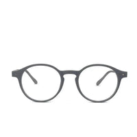 BluShield | Grey Medium Full Rim Round Computer Glasses for Men & Women [Blue Block]