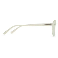 BluShield | Transparent Light Green Medium Full Rim Round Computer Glasses for Men & Women [Blue Block]