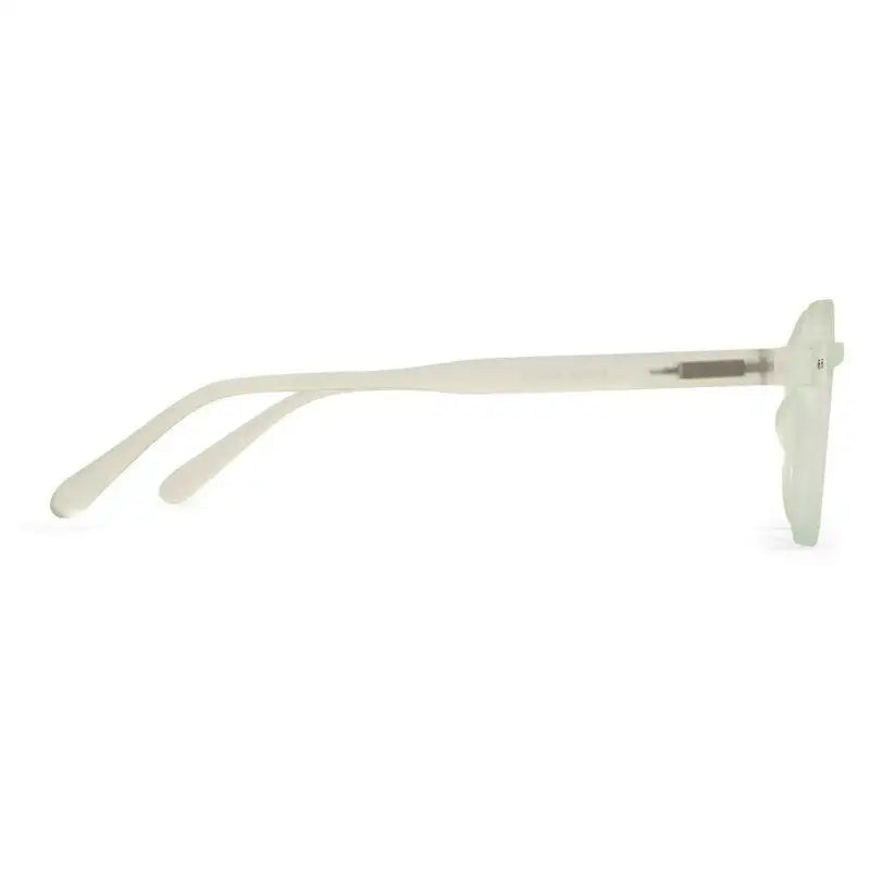 BluShield | Transparent Light Green Medium Full Rim Round Computer Glasses for Men & Women [Blue Block]