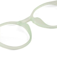 BluShield | Transparent Light Green Medium Full Rim Round Computer Glasses for Men & Women [Blue Block]