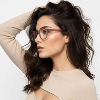 BluShield | Transparent Mate Maroon Medium Full Rim Round Computer Glasses for Men & Women [Blue Block]